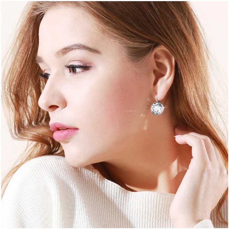 SWAROVSKI Elements Swarovski e. náušnice Rivoli xl z chirurgickej 16704679