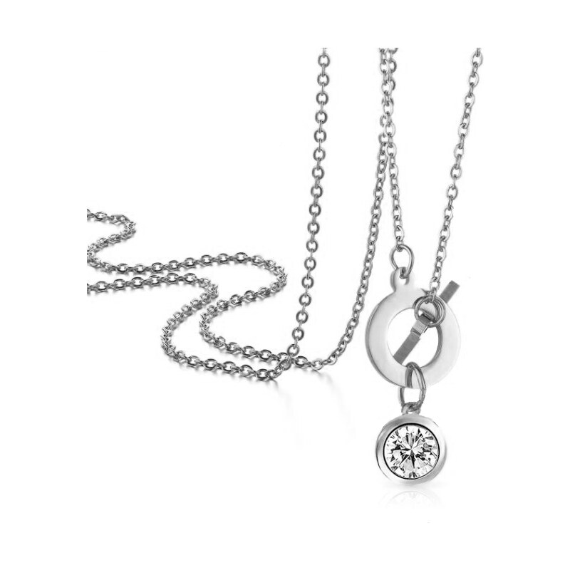 SWAROVSKI Elements Swarovski e. náhrdelník z chirurgickej ocele Fifty 16950349