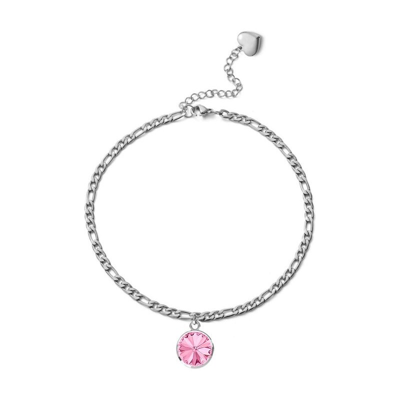 SWAROVSKI Elements Swarovski e. náramok na nohu z chirurgickej ocele 18253725