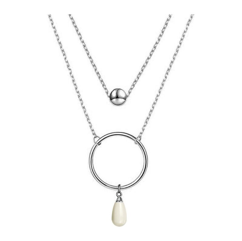 SWAROVSKI Elements Swarovski e. dvojitý náhrdelník s perlou Martinique 18807468