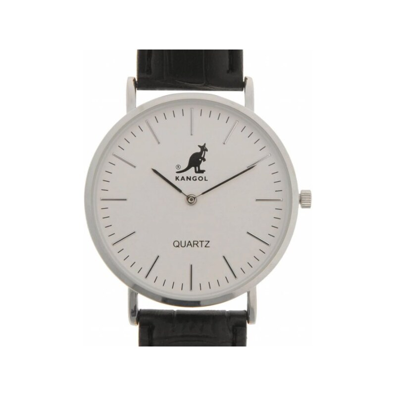 Hodinky Kangol Quartz Stitched Strap Strieborné 22018742