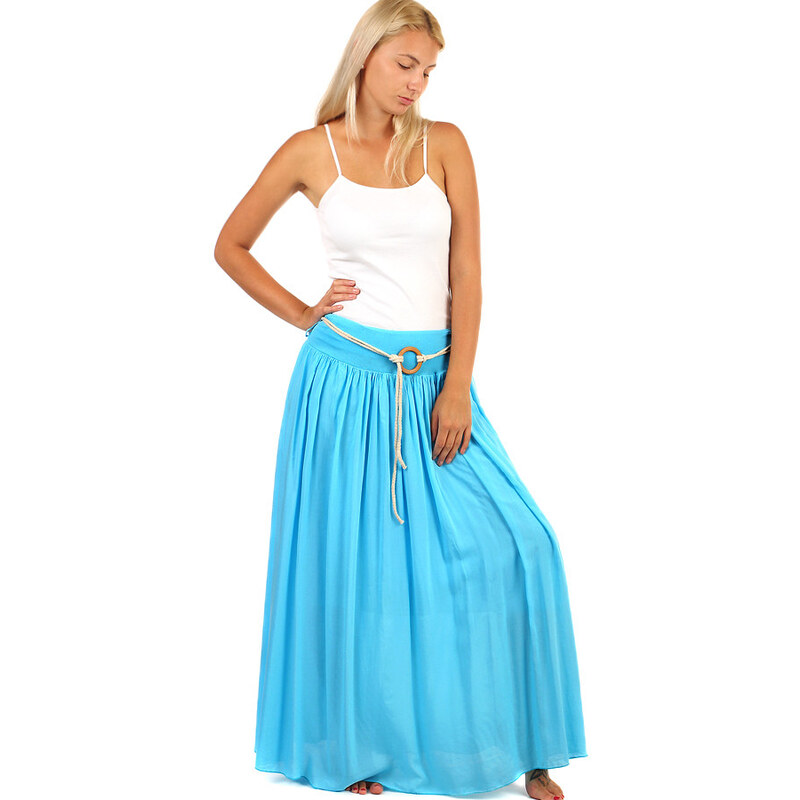 TopMode Dámska dlhá jednofarebná maxi sukňa 31809049