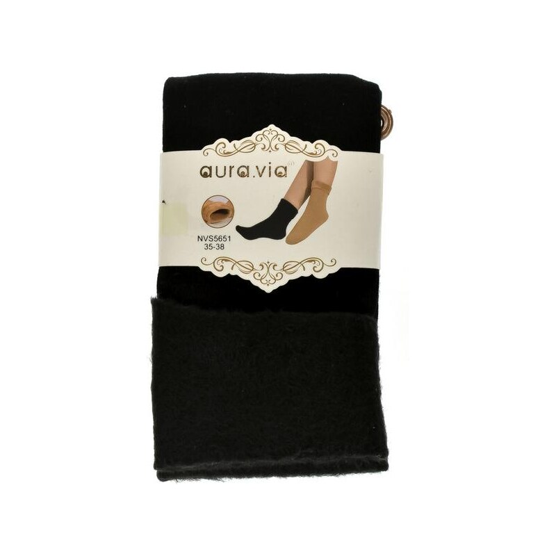 AURA.VIA Čierne ponožky ZAARA 22028445