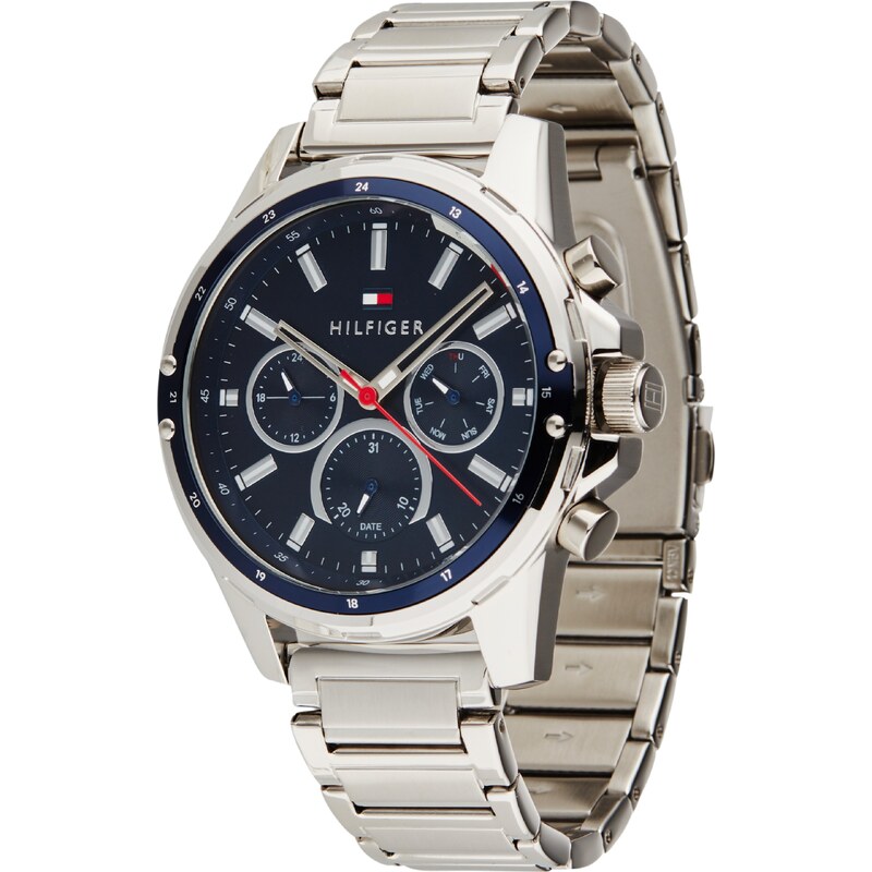 TOMMY HILFIGER Analógové hodinky Mason tmavomodrá / melónová / 37564801