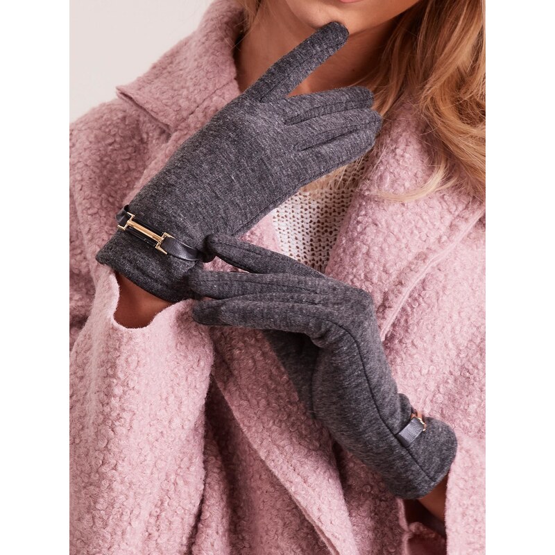 Wool Fashion Italia Gloves-AT-RK-6202.09-dark gray 64681699