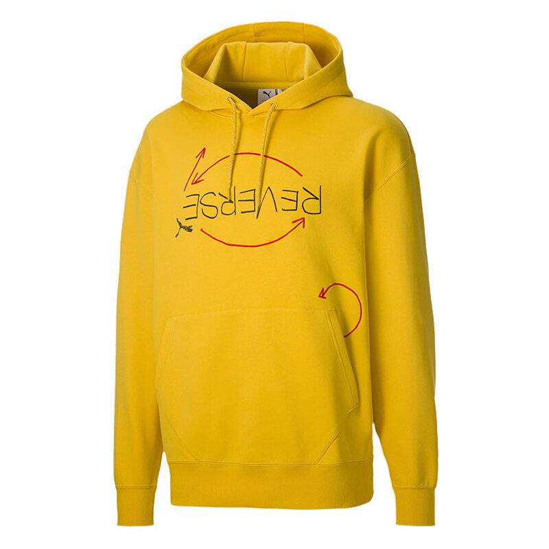 Puma x Michael Lau Reverse Mens Hoodie - Pánske - Mikina Puma - Žlté - 66355761