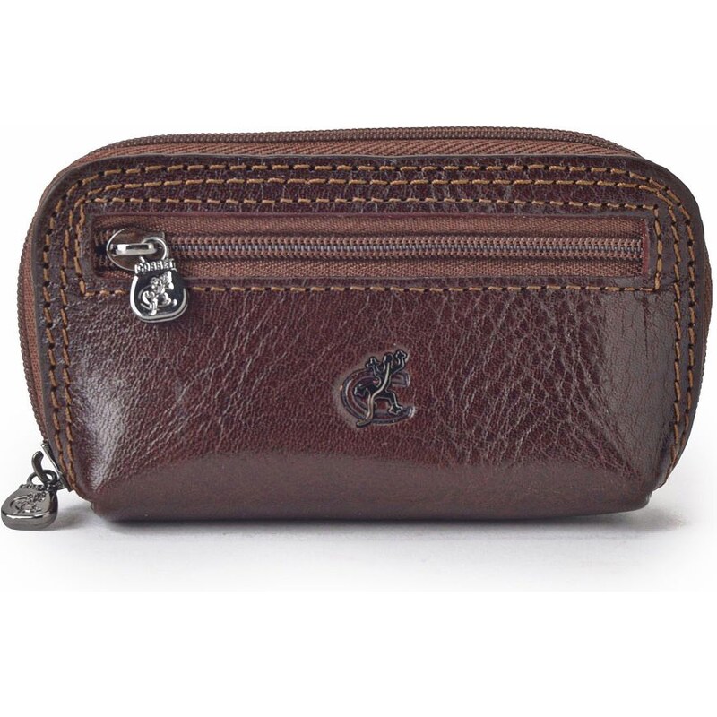 Kožená kľúčenka Cosset hnedá 4475 Komodo H 64019577