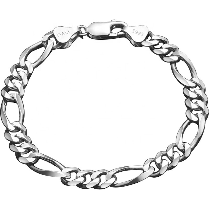 Olivie Strieborný 23cm/0,8cm náramok FIGARO 6081 34252367