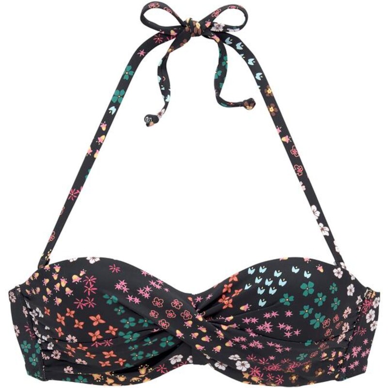 s.Oliver Bikinový top Milly zmiešané farby / čierna 54224328