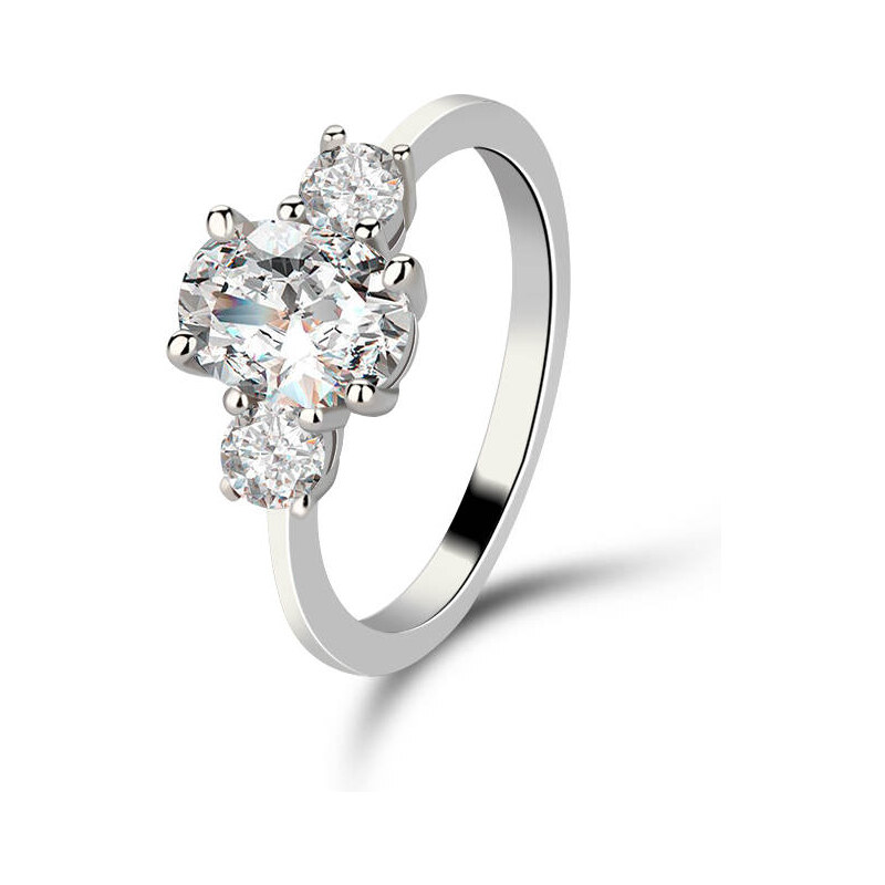 Emporial strieborný prsteň Krištáľové kúzlo 41530018