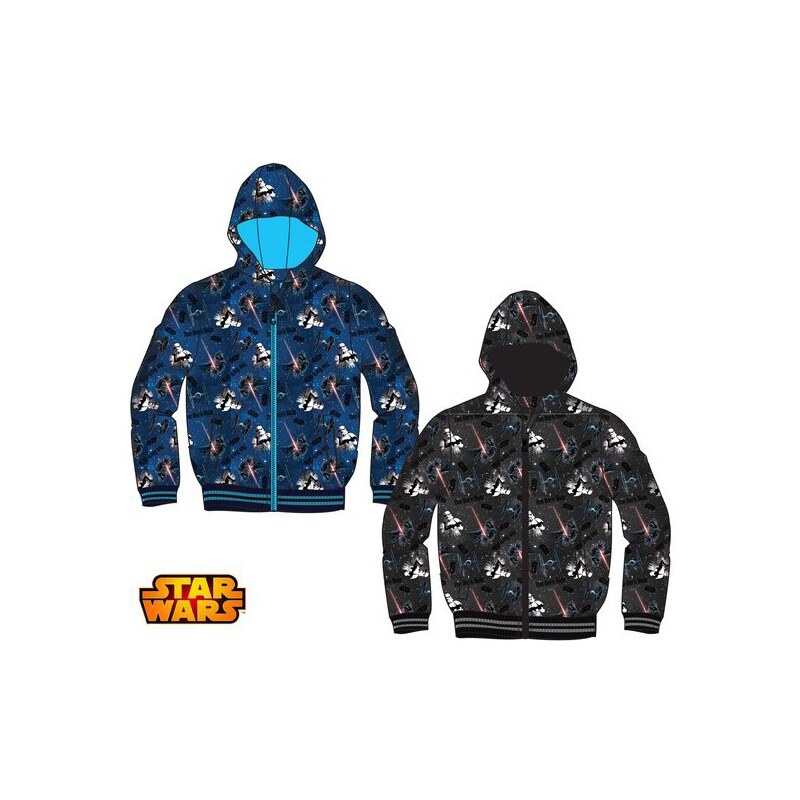Javoli Zimná bunda s kapucňou Star Wars vel. 128 modrá