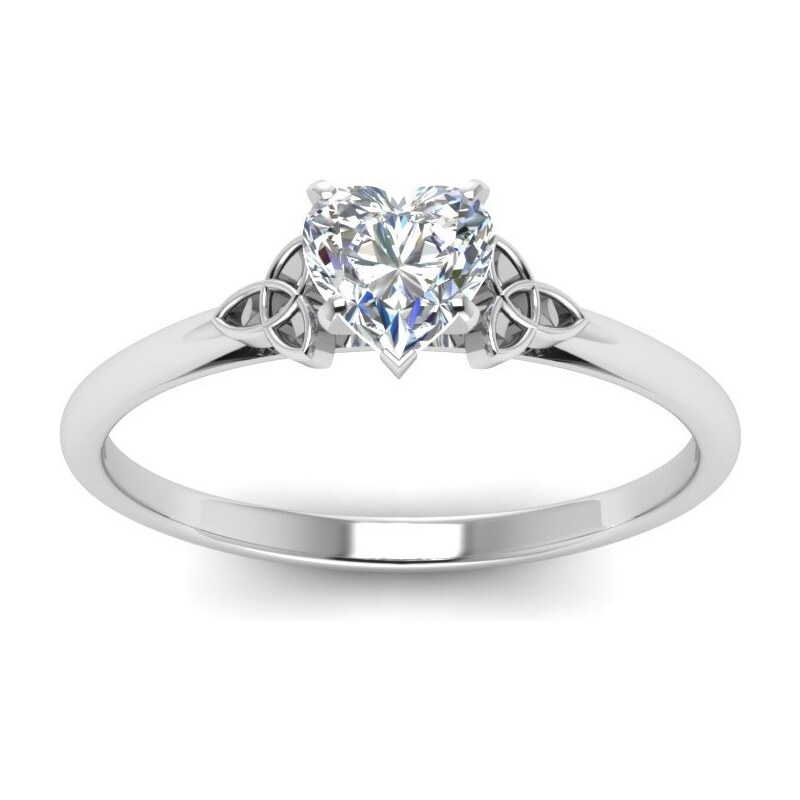 Emporial strieborný prsteň Čisté srdce 41531083