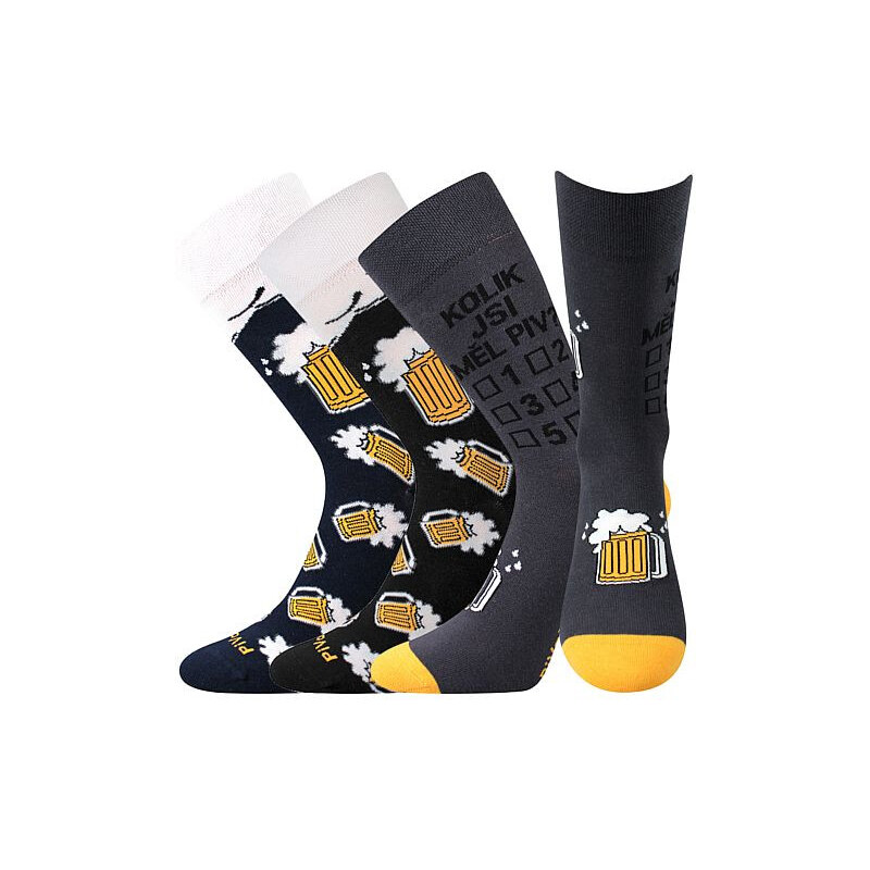 3PACK ponožky VoXX viacfarebné (PiVoXX mix 6) 62020689