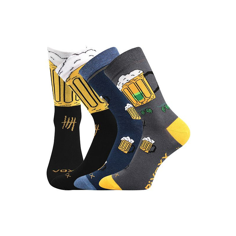 3PACK ponožky VoXX viacfarebné (PiVoXX mix 5) 66854173