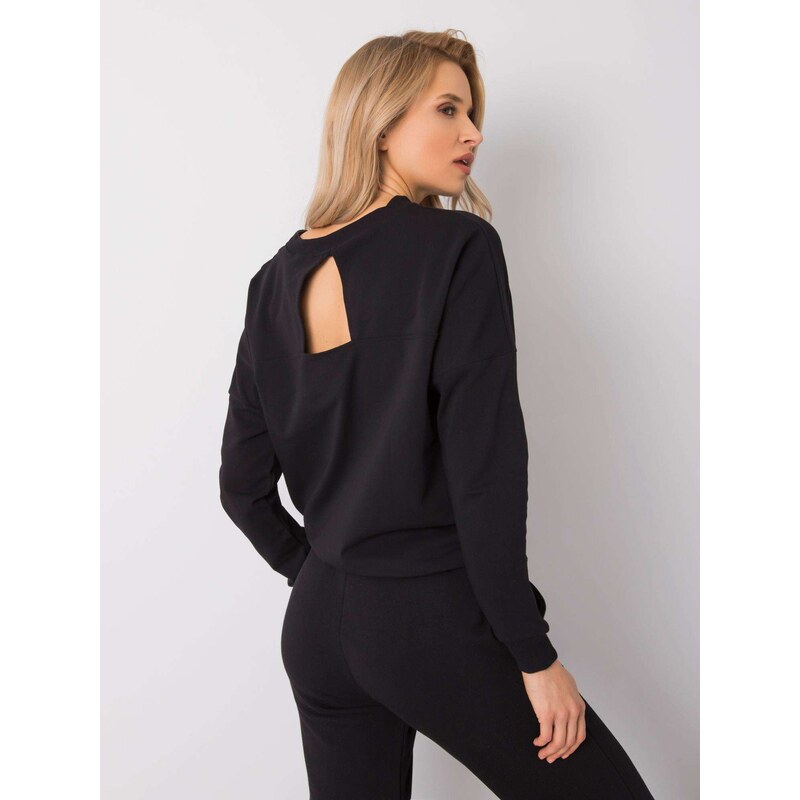 RUE PARIS Sweatshirt-RV-BL-6119.04P-black 64792360