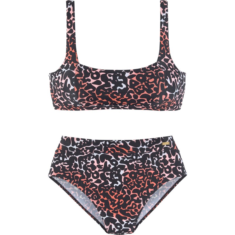 BUFFALO Bikiny mätová / broskyňová / lososová / čierna 23147012