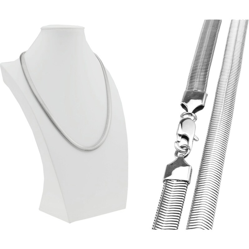 CITY STORM Retiazka z chirurgickej ocele hadí vzor - Charlotte IV. 66889423