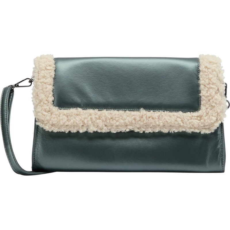 MYMO Taška cez rameno béžová / tmavozelená 65867246