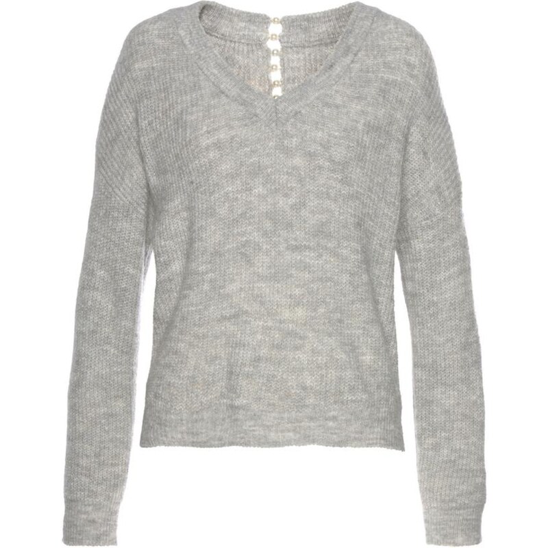 LASCANA Sveter sivá melírovaná 54223894