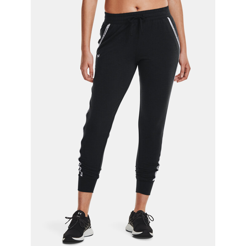 Under Armour Sweatpants Rival Terry Taped Pant-BLK - Womens 67389439