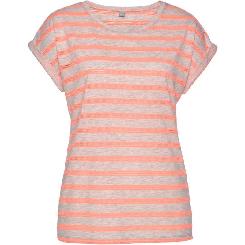 BENCH Tričko béžová / svetlooranžová 63140624