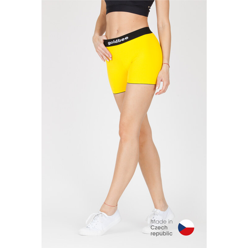 GoldBee Push-up mini šortky Farba: Žltá, Veľkosť: M 35811202