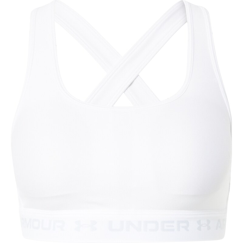 UNDER ARMOUR Športová podprsenka sivá / biela 64338893