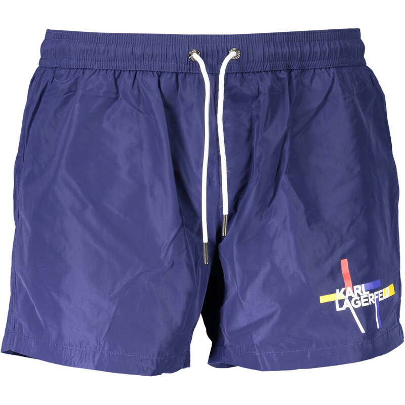 KARL LAGERFELD BEACHWEAR Kúpacie kraťasy Karl Lagerfeld modré 64709956