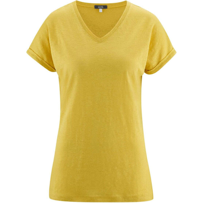 Glara Dámske letné tričko z lanu 22235500