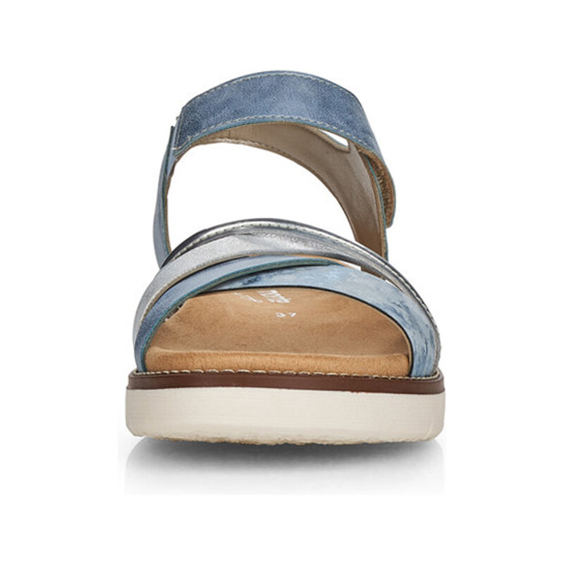 RIEKER Dámske sandále REMONTE D2058-12 modrá S4