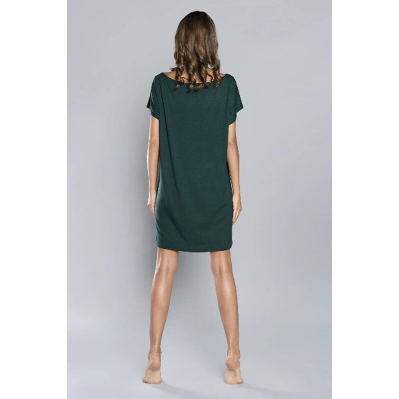 Italian Fashion Elegantná nočná košeľa Mandala zelená, Farba zelená