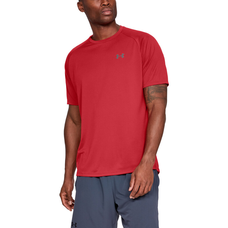 Tričko Under Armour Tech 2.0 SS Tee Red/ Graphite S 54959577