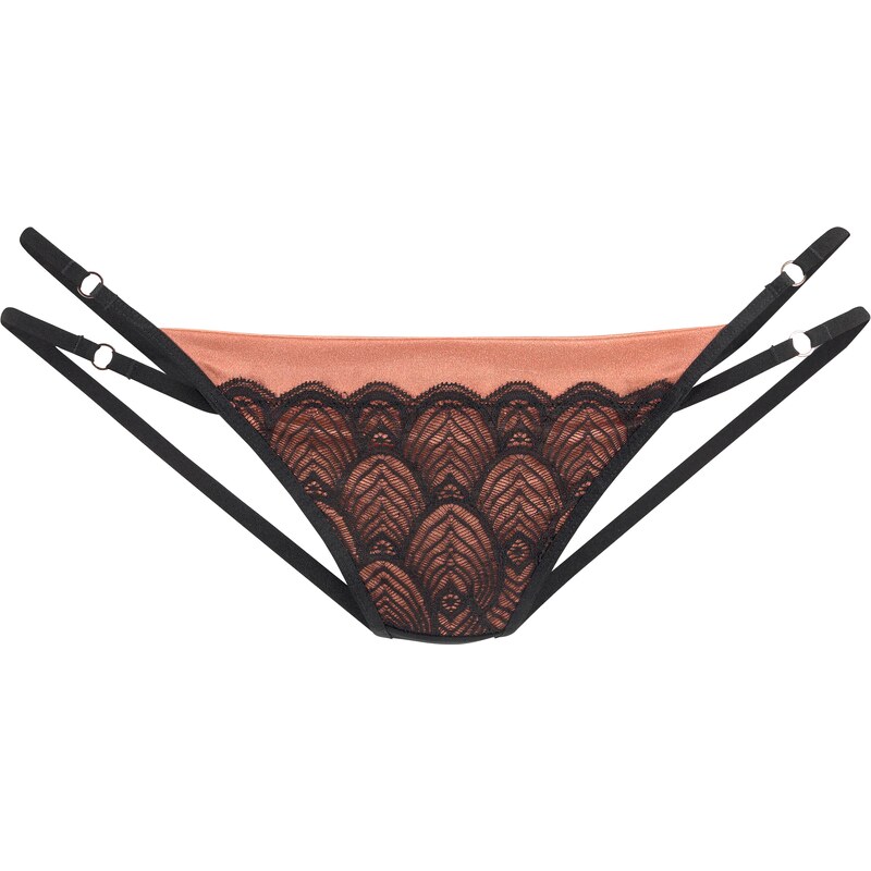 LASCANA Tangá ružová / čierna 54224722