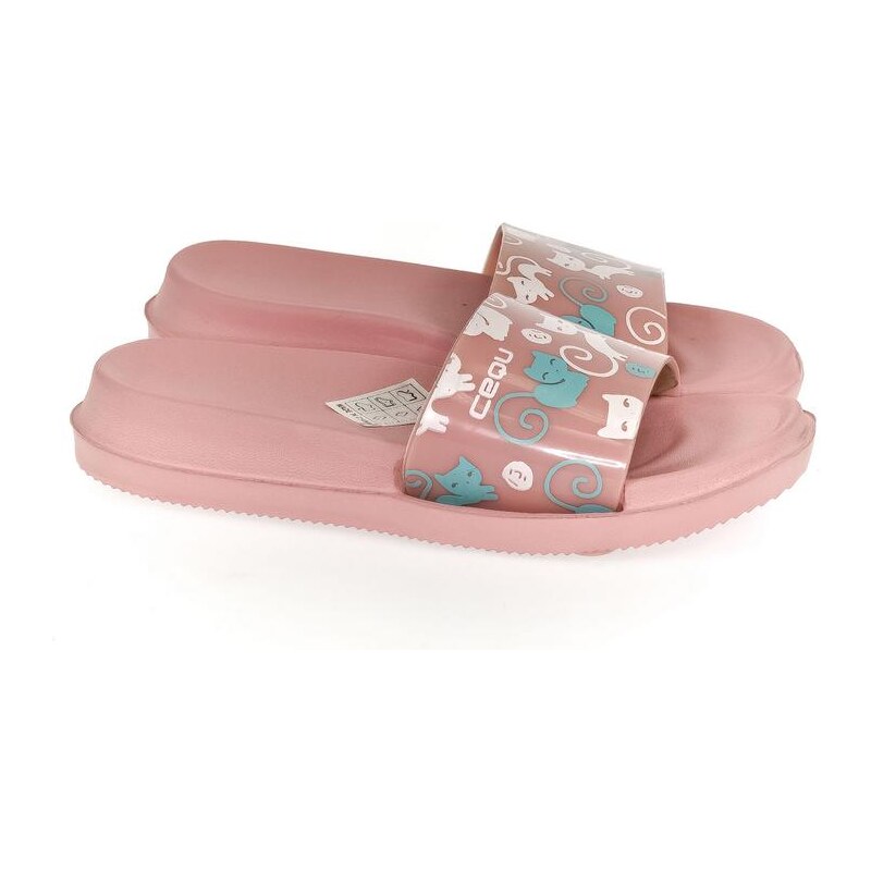 JOHN-C Detské ružové šľapky MURA 22439574