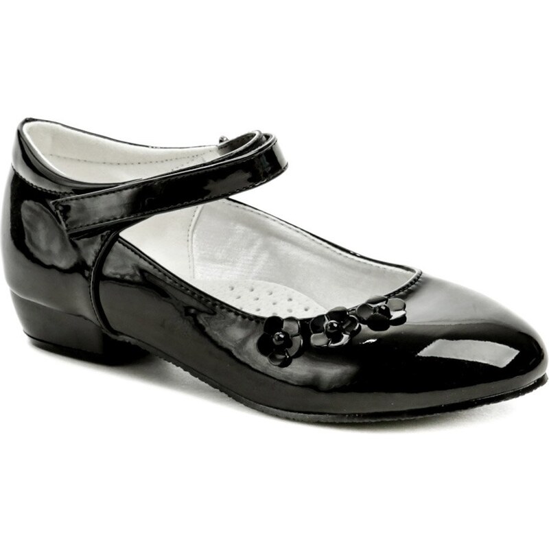 Wojtylko 6B1357 čierne lakové črievičky 45846521