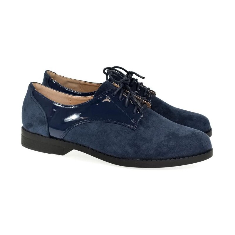 SS Dámske tmavo-modré poltopánky GIANNI 22468820