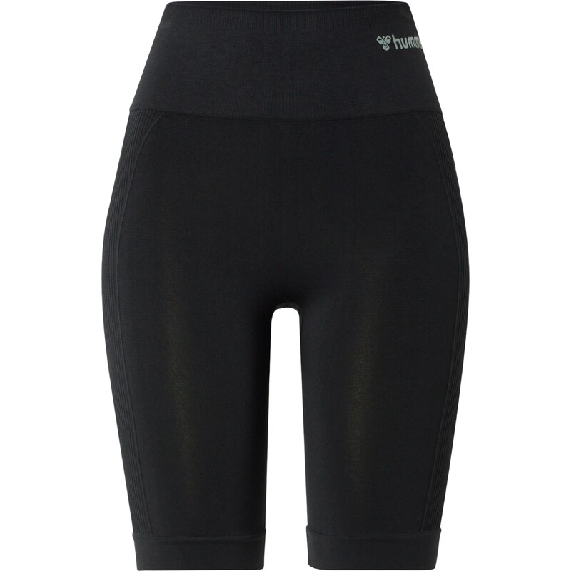 Hummel Športové nohavice Tif svetlosivá / čierna 27403690