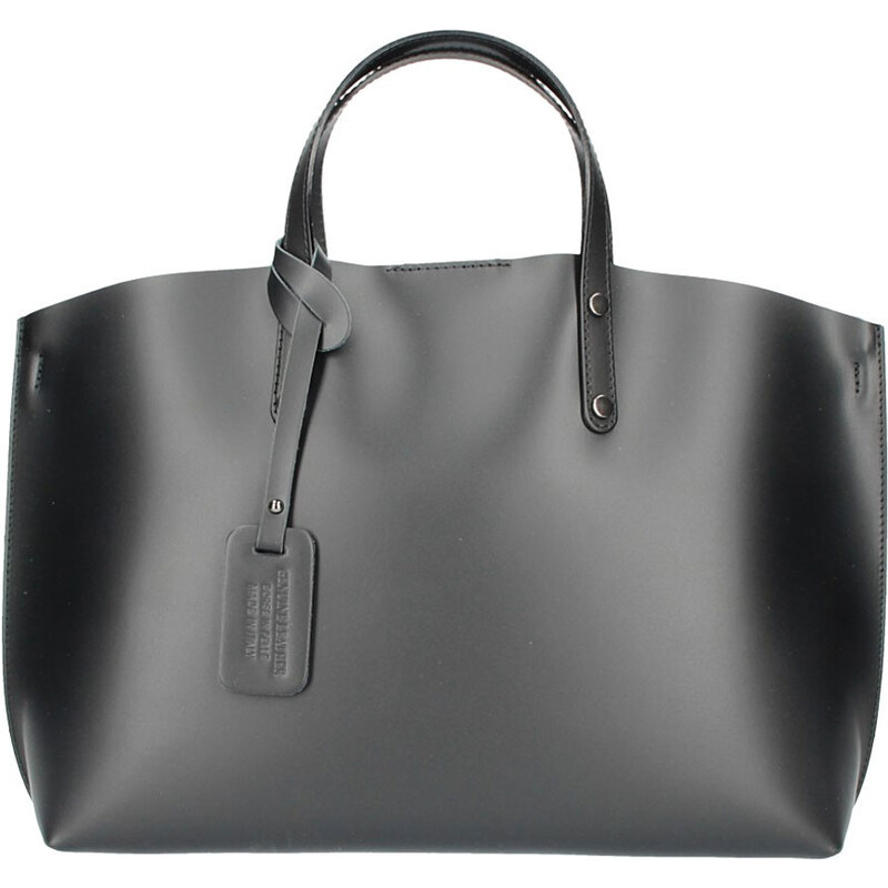 Glara Talianská priestranná kožená kabelka 36988476