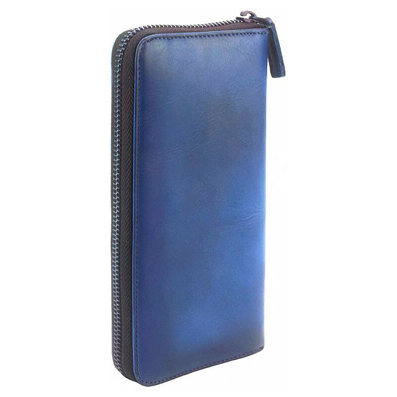 Glara Rustikálna kožená listová peňaženka 36988474