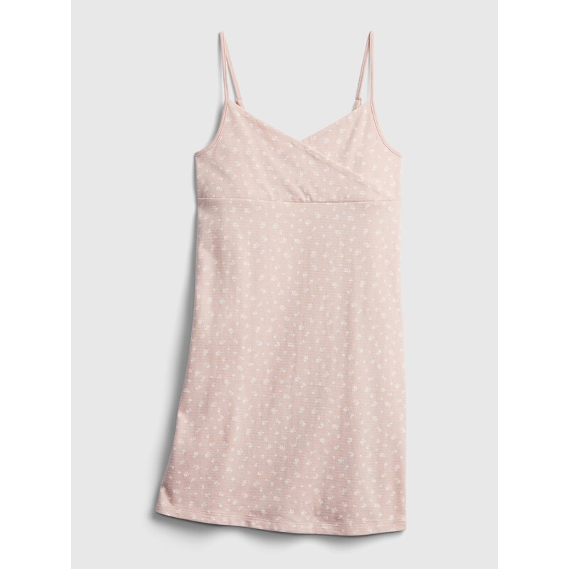 Béžové dievčenské šaty GAP Teen cami dress 56853777