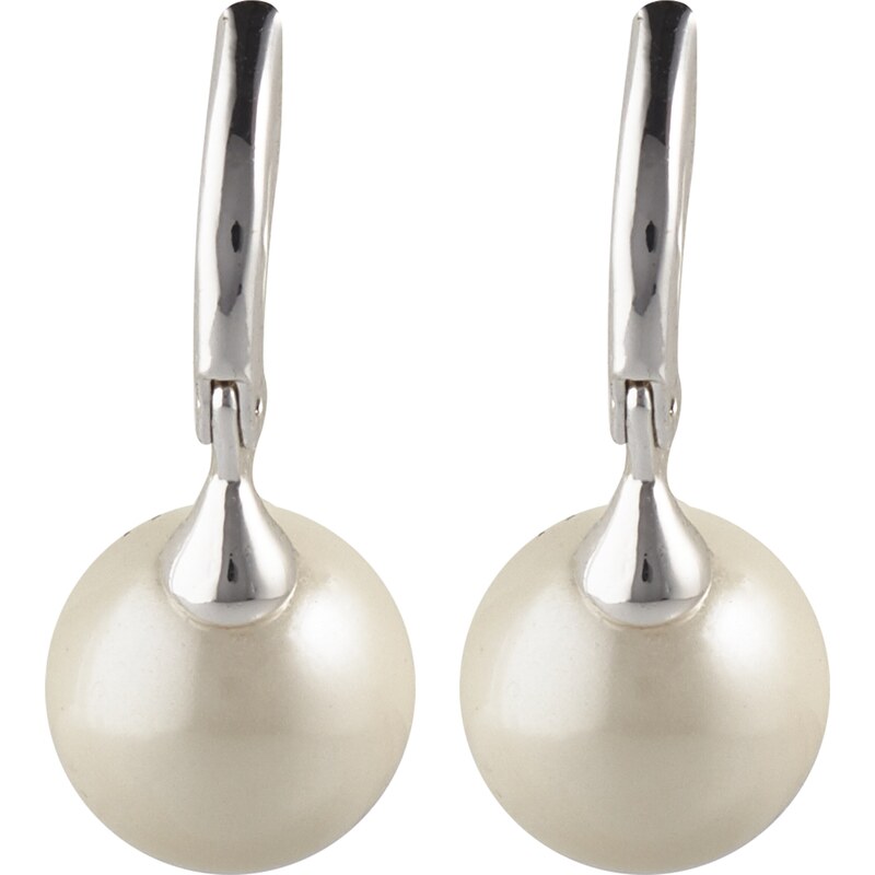 Lauren Ralph Lauren Náušnice strieborná / perlovo biela 54225123