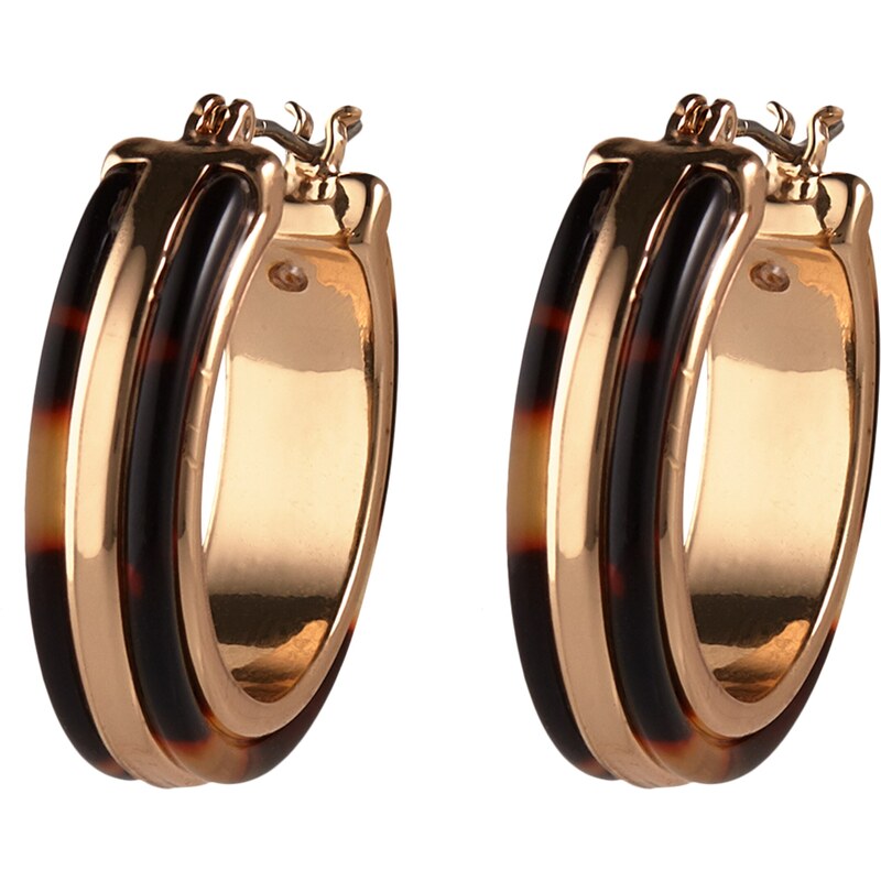 Lauren Ralph Lauren Náušnice tmavohnedá / zlatá 54225126