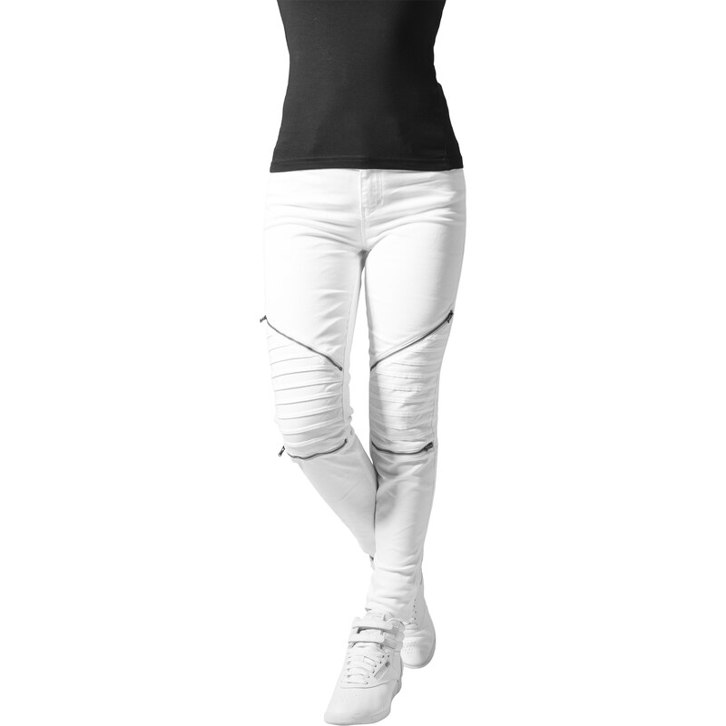 Urban Classics Womens stretch biker pants white 50679286