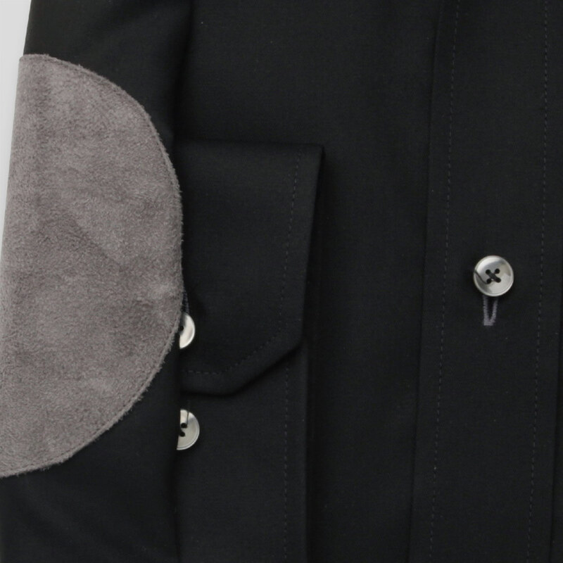 Willsoor Pánska košeľa Slim Fit so šedými kontrastnými prvkami 12512