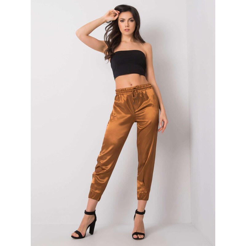 RUE PARIS Pants-217-SP-25279.52P-camel 64663084