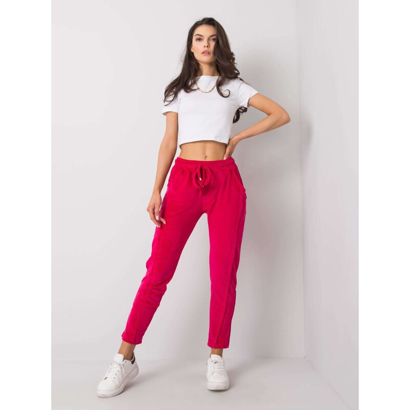 RUE PARIS Sweatpants-RV-DR-6110.92P-fuchsia 64682594