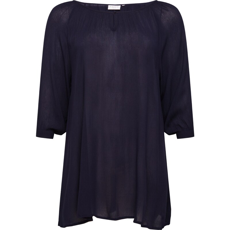 KAFFE CURVE Tunika KCami námornícka modrá 54225160