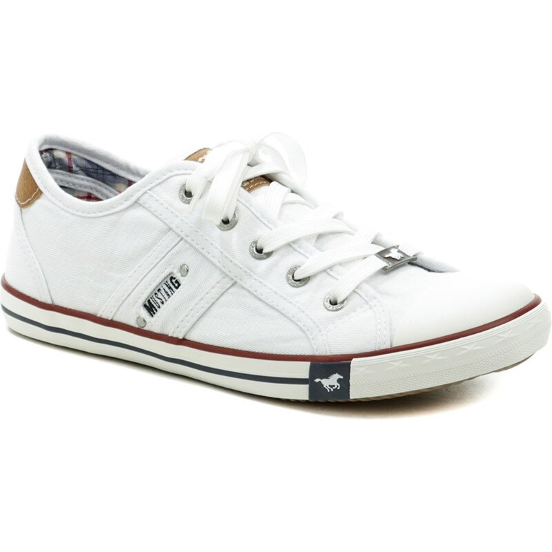 Mustang 1099-310-1 biele tenisky 49925390