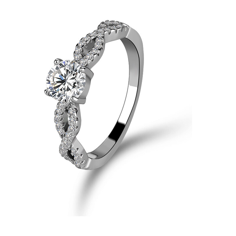 Emporial strieborný prsteň Kráľovská elegancia 41531085