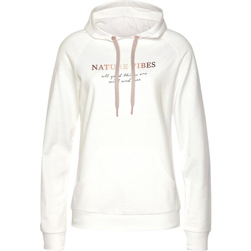 LASCANA Mikina šedobiela 57989507